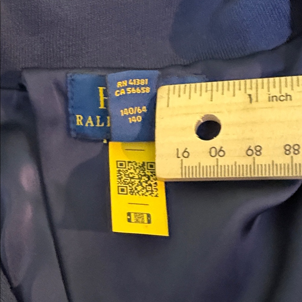 Polo by Ralph Lauren Kids Blazer in Deep Blue with White Accents - Picture 5 of 12